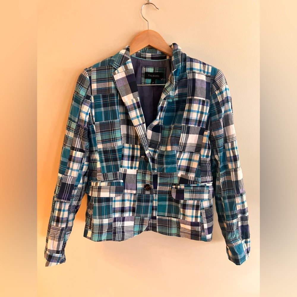 Talbots Plaid Blazer | Size 10